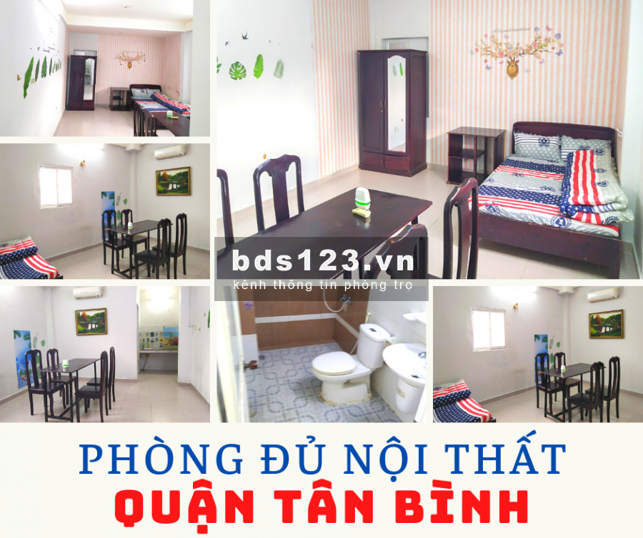 Phòng Trọ Đủ Nội Thất Đường Cộng Hòa, Q.Tân Bình Gần Lotte, Sân Bay