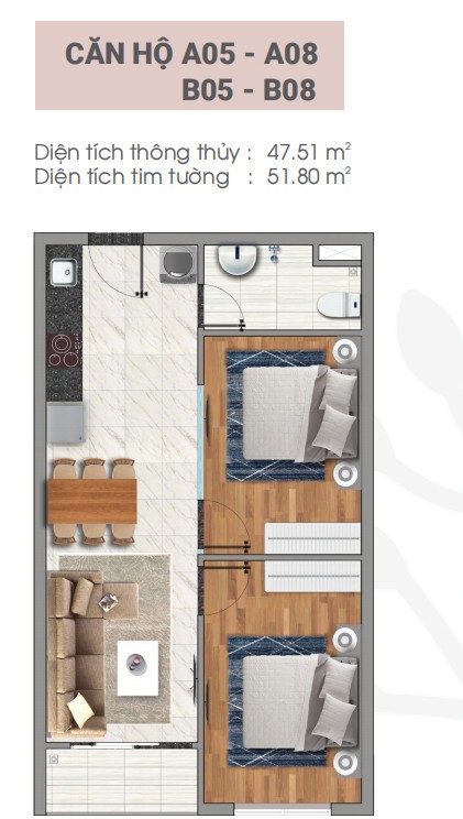 Cần Ra Gấp Căn 2PN View Đẹp 1,3 Tỷ Bao Thuế Phí Sang Tên Tháng 7 Nhận Nhà