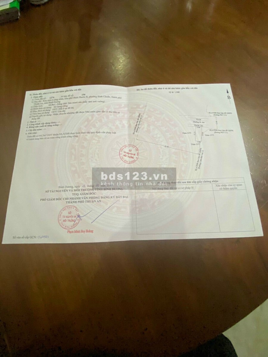 Cần tiền bán nhà gấp lắm luôn KDC Bình Chuẩn giá cực kì rẻ, SHR