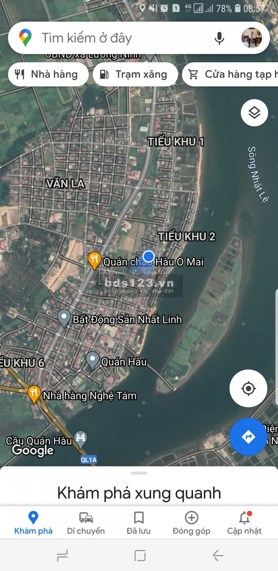 Bán đất 2 mặt tiền Quán Hàu, 187.2 m2, cách đường Trần Hưng Đạo chỉ 25m, giá rẻ