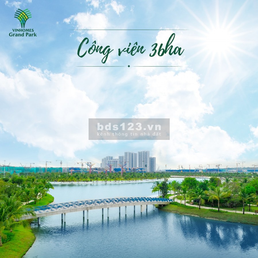 Bán căn hộ chung cư tại Vinhomes Grand Park Quận 9, 2 phòng ngủ giá tốt tháng 1/2021