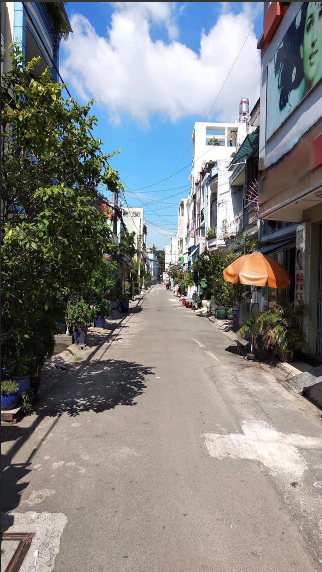 Nhà hẻm 8m P13 Q6. CXPL B. 5PN. 4m*17m. Giá 17t