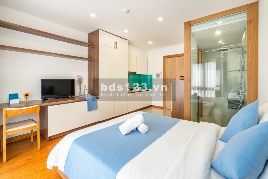CHO THUÊ CĂN HỘ MINI SANG TRỌNG CÓ BAN CÔNG RIÊNG FULL NỘI THẤT SÂN BAY TÂN BÌNH