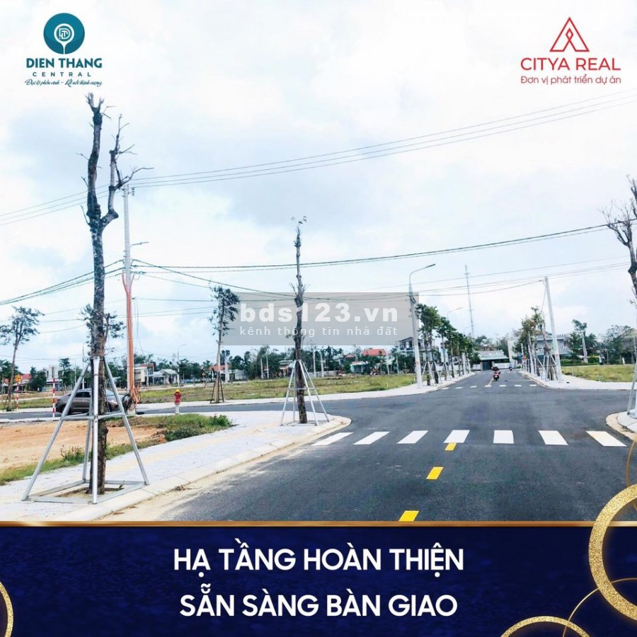 Cơ hội đầu tư cuối năm đất dự án Điện Thắng Central phía Nam Đà Nẵng ngay quốc lộ 1A