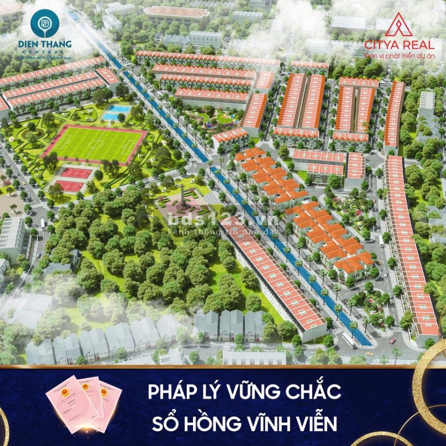 Cơ hội đầu tư cuối năm đất dự án Điện Thắng Central phía Nam Đà Nẵng ngay quốc lộ 1A