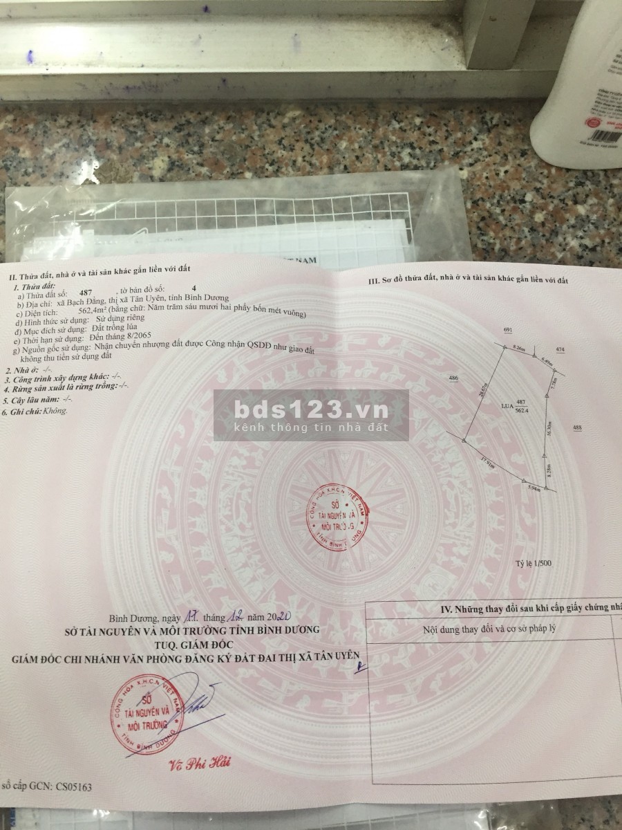 Cần bán gấp đất xã bạch đằng gần cầu Bạch Đằng 2