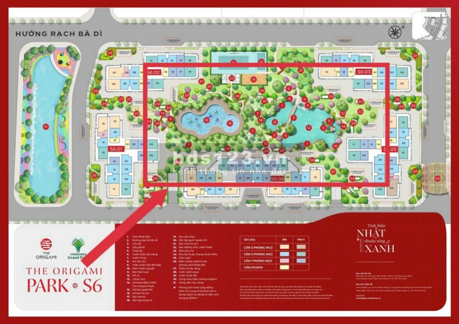 Mở bán Căn hộ Origami S10 tại Vinhomes Grand Park Liên hệ 0363583647