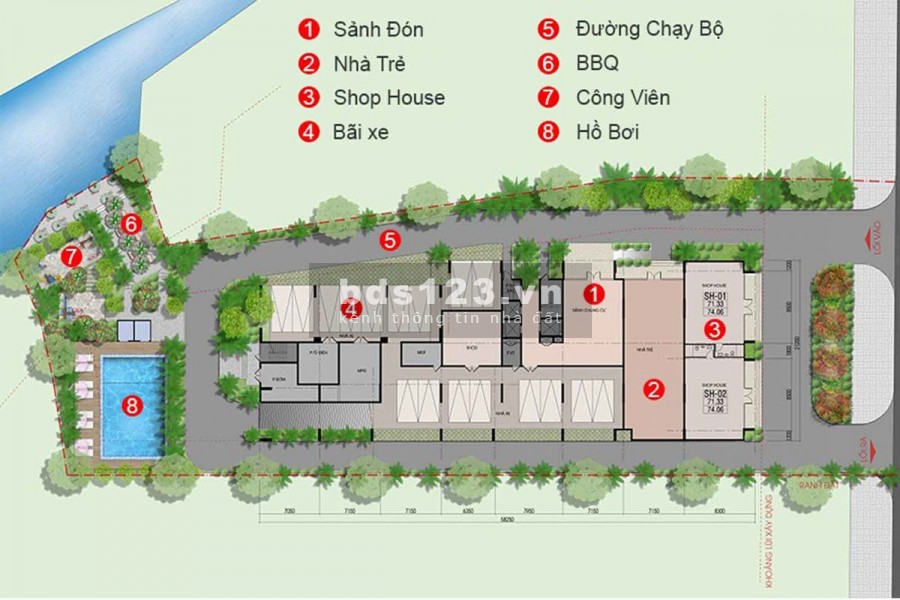 Cần bán căn hộ west intela giá 1.55 tỷ, 65m2