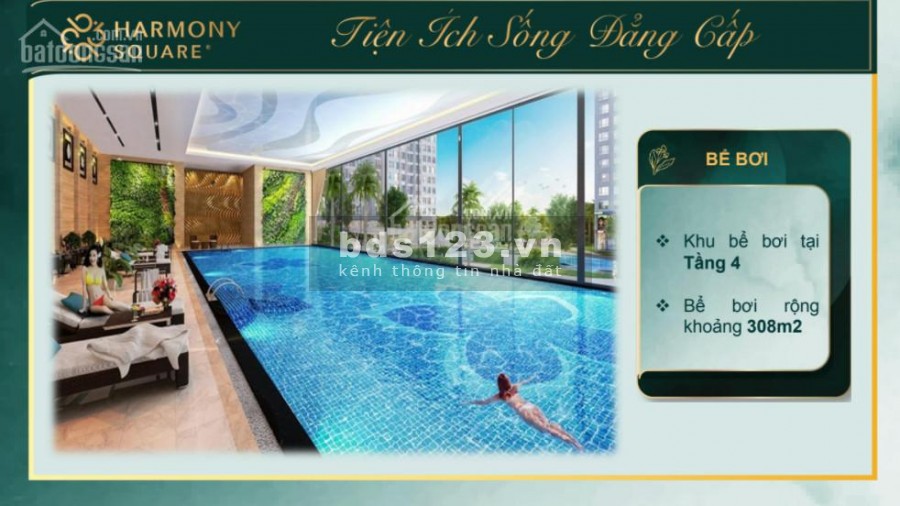 Bán chung cư Harmony Square, 3 phòng ngủ, 88m2, full nội thất, ngã tư Nguyễn Tuân.