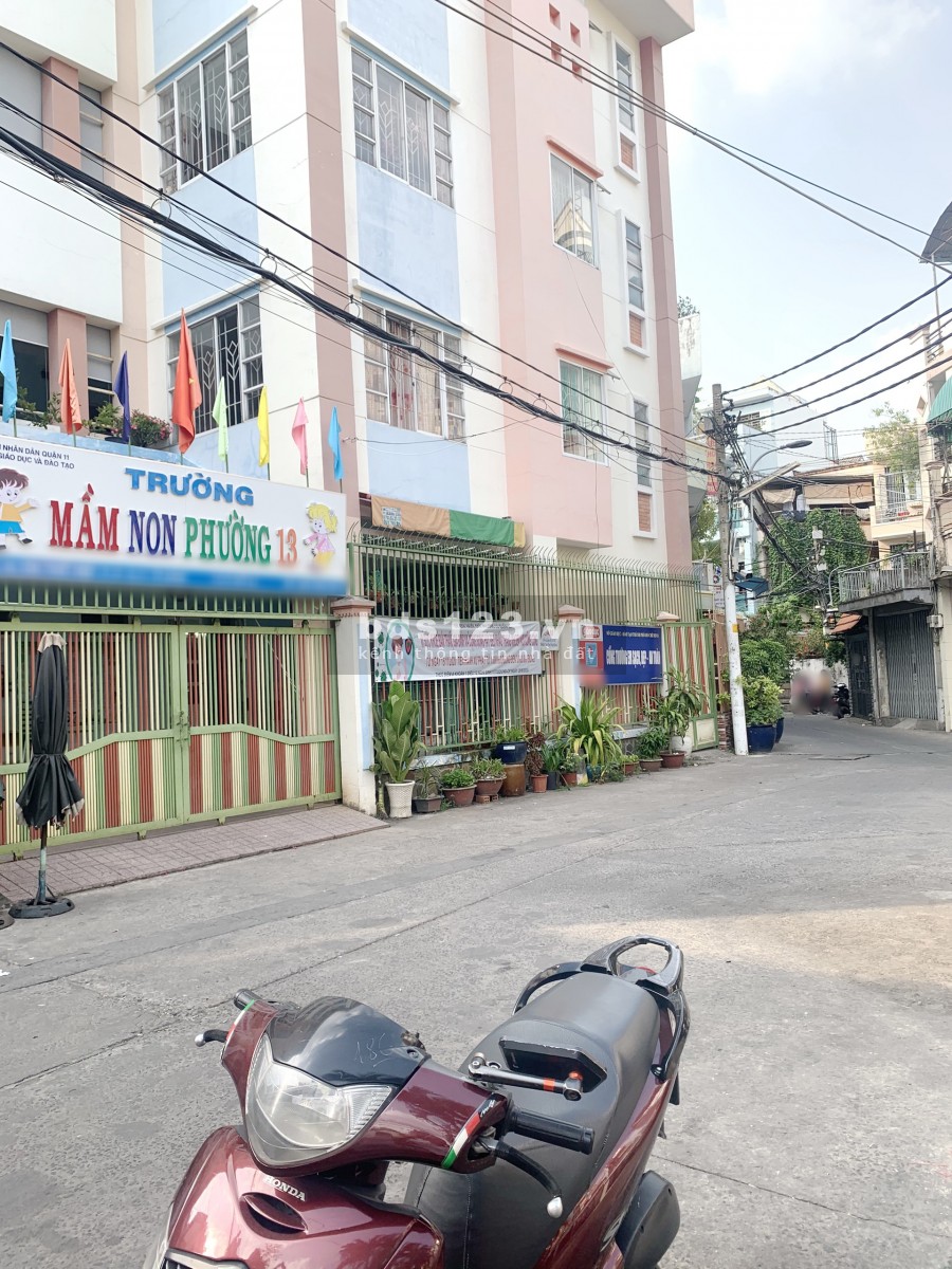 Căn góc (1lầu/2pn/không bị lộ giới) hẻm Tôn Thất Hiệp P13 Q11