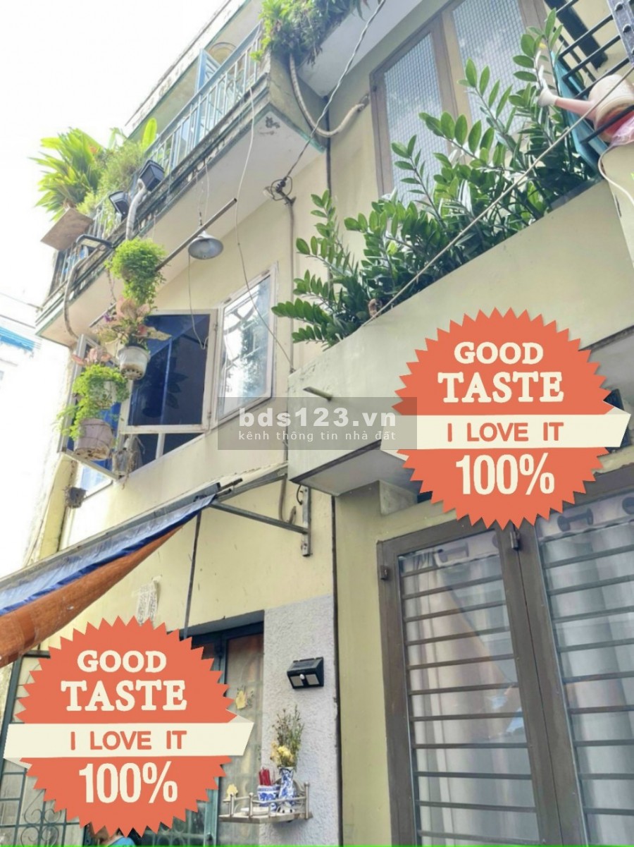 Bán nhà 3 tầng dt 46m2 hẻm 200 Hoàng Hoa Thám, P5, Bình Thạnh, giá 5.1 tỷ
