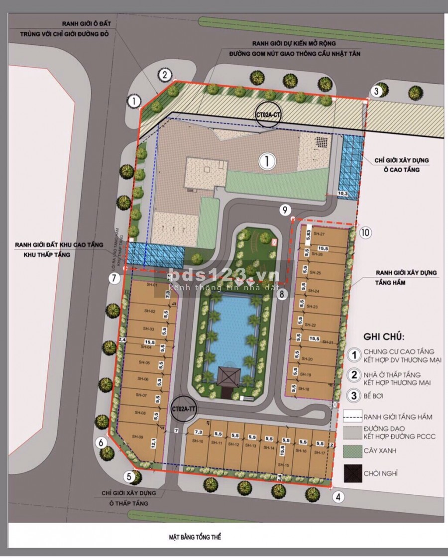 Lô shophouse duy nhất golden river, Tây Hồ duy nhất hàng CDT giá 19.18 tỷ/ 95m2 kinh doanh tốt