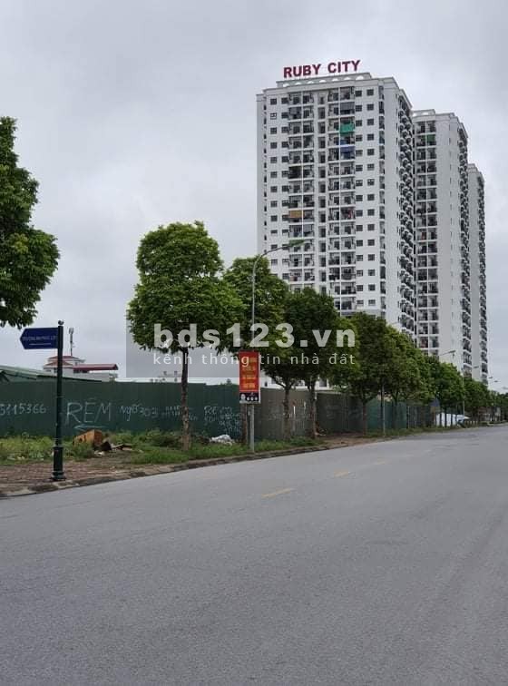 Lô đất vuông siêu đẹp Ruby City 85m2, MT 5.7m, KINH DOANH – AN SINH