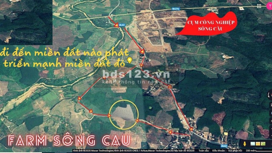 Bán 8 lô đất gần cụm Công Nghiệp Sông Cầu giá từ 438tr đến 776tr LH 0788.558.552