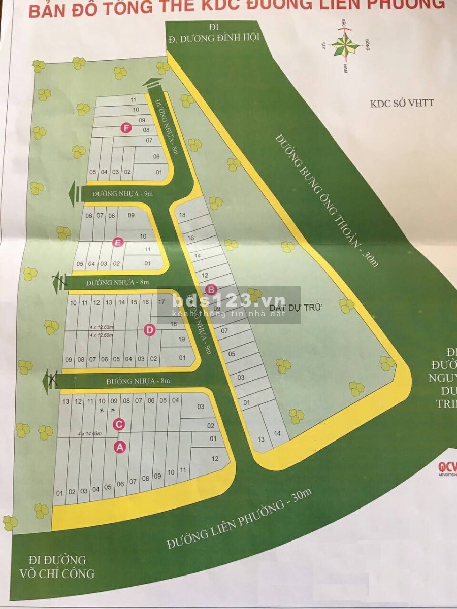 Bán đất dự án Tín Hưng, Liên Phường, 51m2, giá chỉ 4.3 tỷ, LH 0988774885