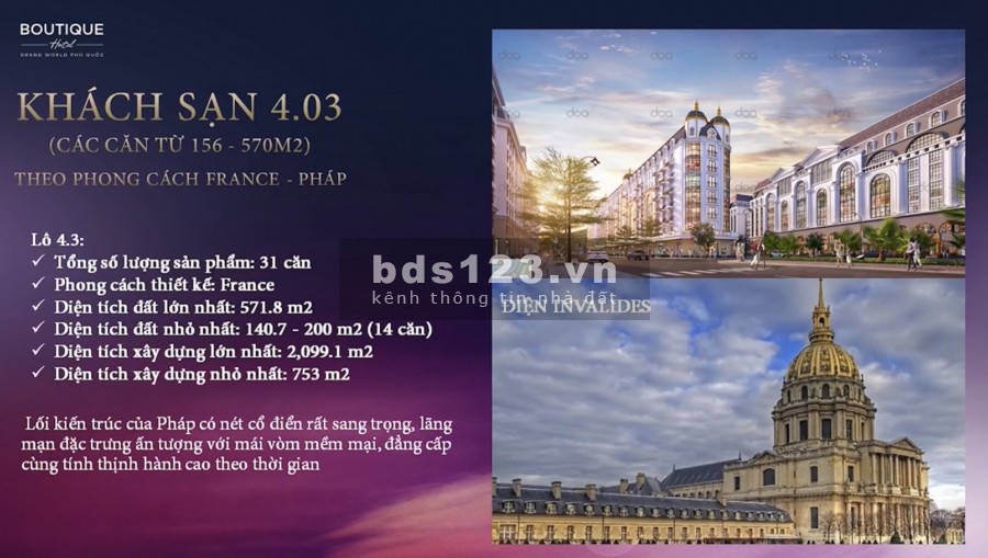 BÁN KHÁCH SẠN LIỀN KỀ CASINO PHÚ QUỐC - 34 PHÒNG CAO CẤP GIÁ 32 TỶ LÃI 624TR/THÁNG .