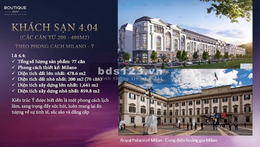 BÁN KHÁCH SẠN LIỀN KỀ CASINO PHÚ QUỐC - 34 PHÒNG CAO CẤP GIÁ 32 TỶ LÃI 624TR/THÁNG .