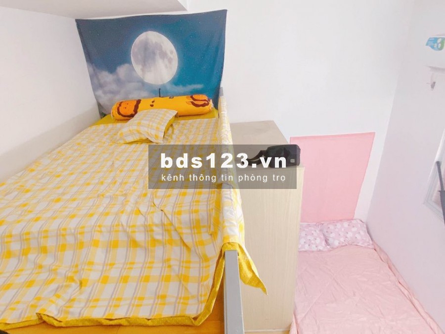 phòng trọ gò có gác ngay công viên làng hoa