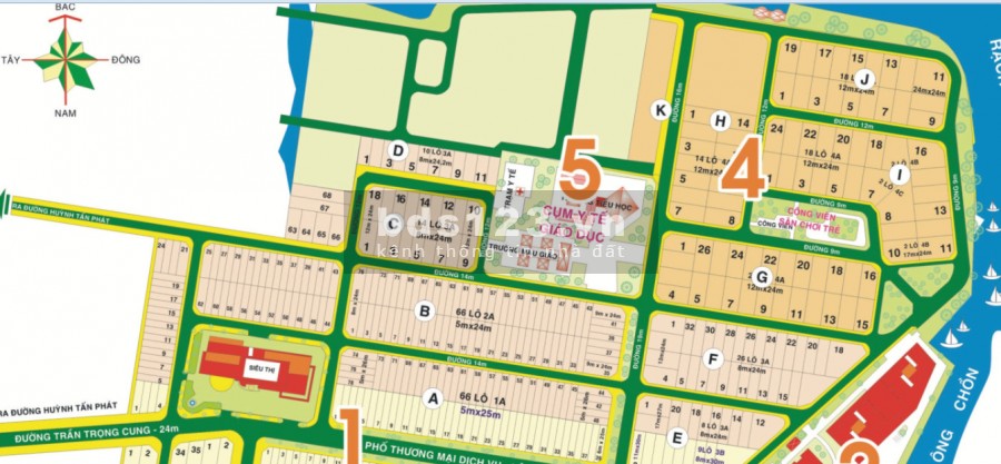 Bán đất đã ép cọc & làm móng MT đường số 8 KDC Nam Long Trần Trọng Cung Q.7