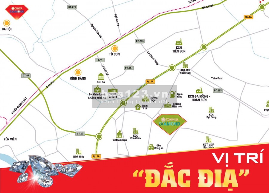 DỰ ÁN CENTA DIAMOND - VIÊN KIM CƯƠNG GIỮA LÒNG ĐẠI ĐÔ THỊ VSIP BẮC NINH