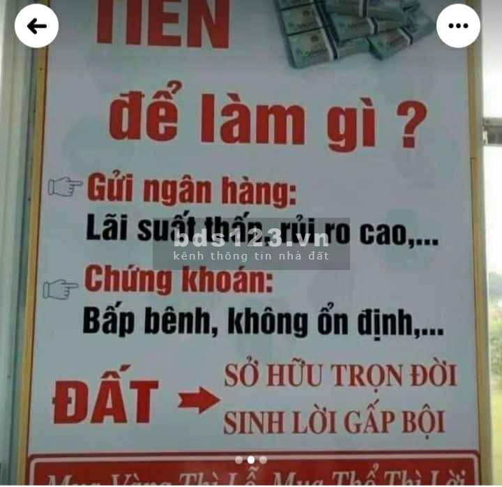 Đầu năm mua muối - cuối năm mua đất đầu tư
