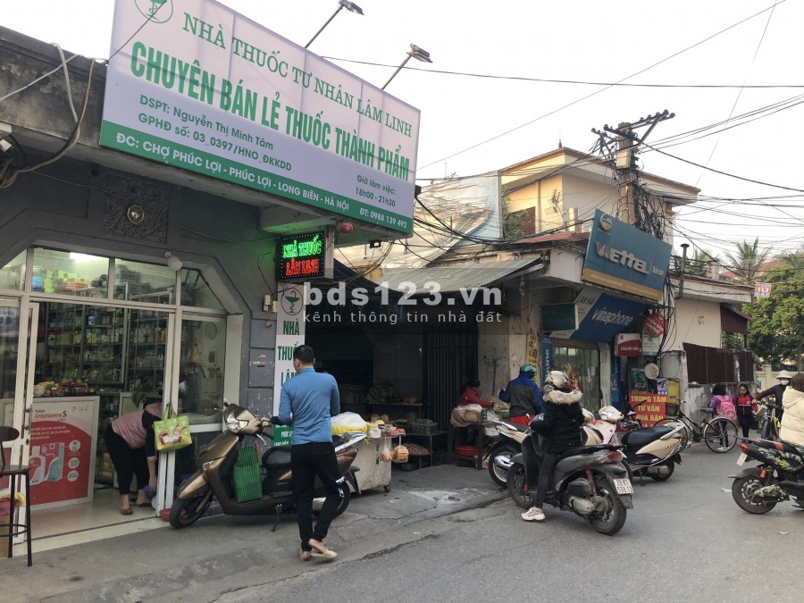Lô đất đẹp nhất Phúc Lợi, kinh doanh sầm uất, gần trường học, chợ, công viên, đường 6.5m