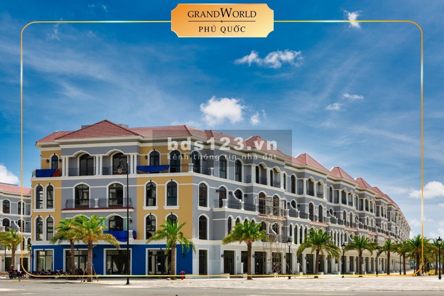 TT 3,5 tỷ để sở hữu Shophouse 5 tầng tại Grand World Phú Quốc, cam kết thuê 500 triệu/ năm