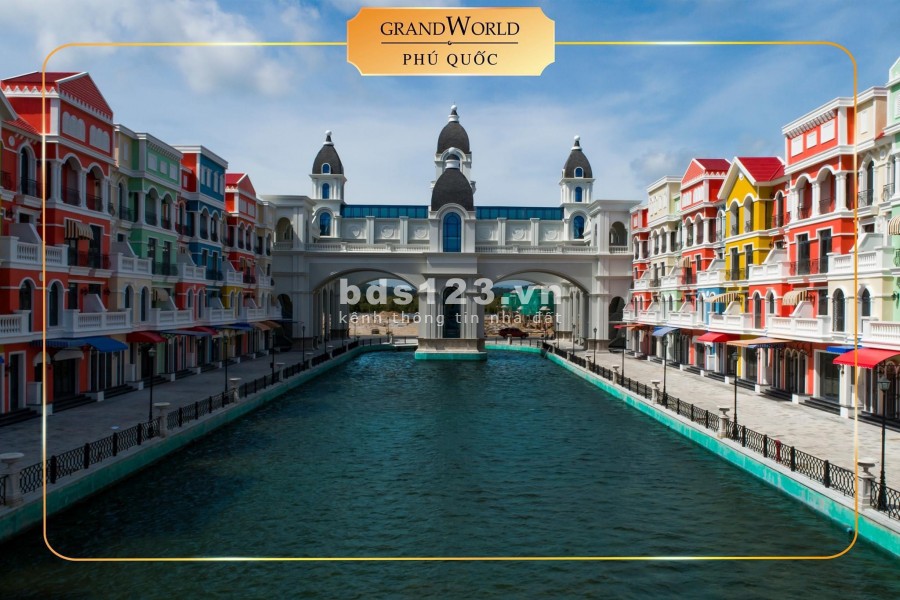 TT 3,5 tỷ để sở hữu Shophouse 5 tầng tại Grand World Phú Quốc, cam kết thuê 500 triệu/ năm