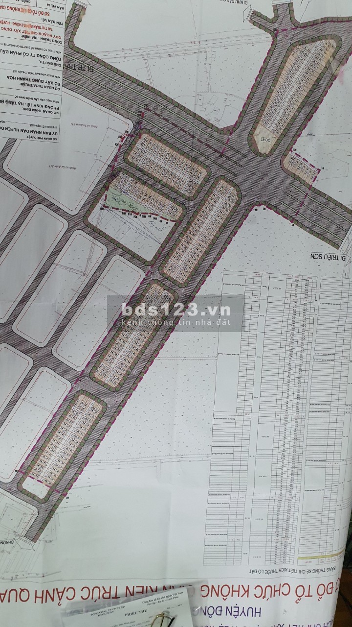 Bán nhanh 116m đất, Lô D14 (VIP), Dự án tt Rừng Thông, Công ty Minh Tuấn