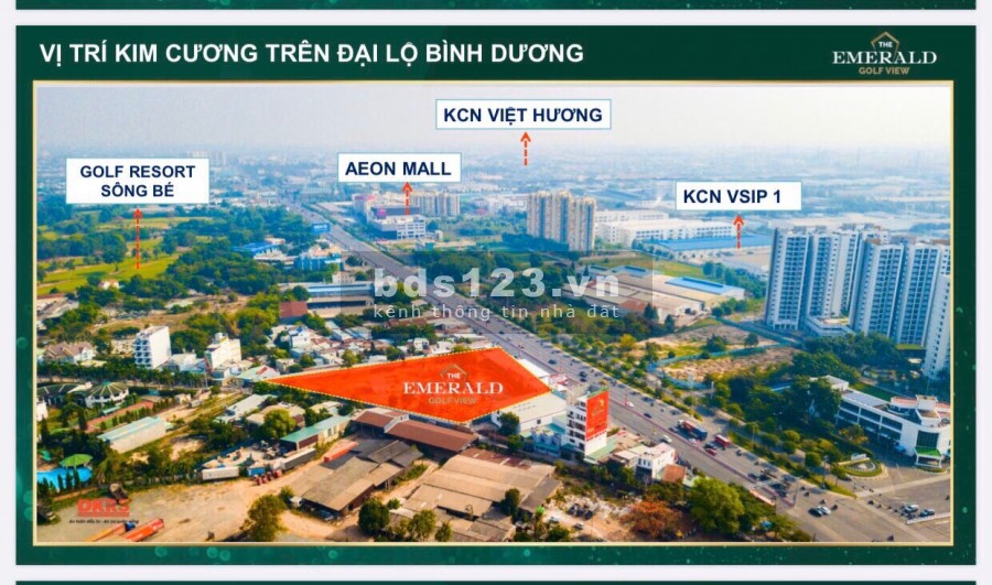 KHU CĂN HỘ VIEW TRIỆU ĐÔ THE EMERALD GOLF VIEW