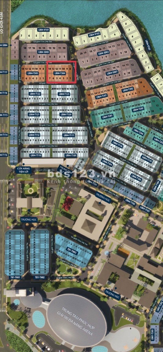 Bán nhà biệt thự, liền kề tại Dự án Aqua City, Biên Hòa, Đồng Nai diện tích 156m2 giá 7.8 Tỷ