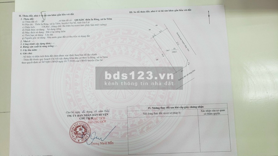 ĐẤT NỀN KDC CHƯ SÊ - GIÁ TRỊ NHỎ - SINH LỜI CAO