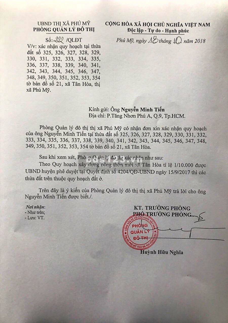 Bán đất núi Dinh giá rẻ nhất Phú Mỹ