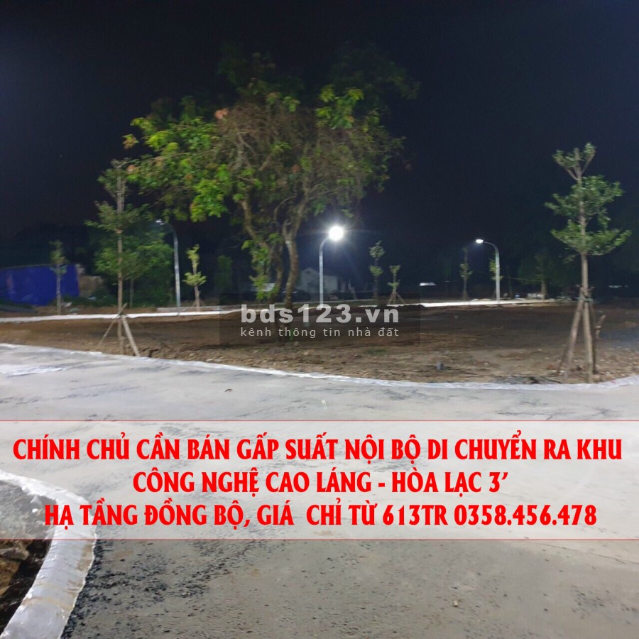 ĐẤT THỔ CƯ TÂN XÃ GIÁ ĐẦU TƯ NGAY CNC LÁNG HÒA LẠC 0395426678