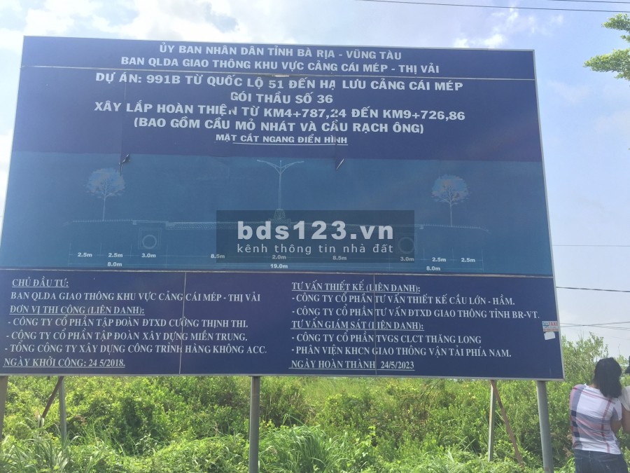 Bán đất núi Dinh giá rẻ nhất Phú Mỹ