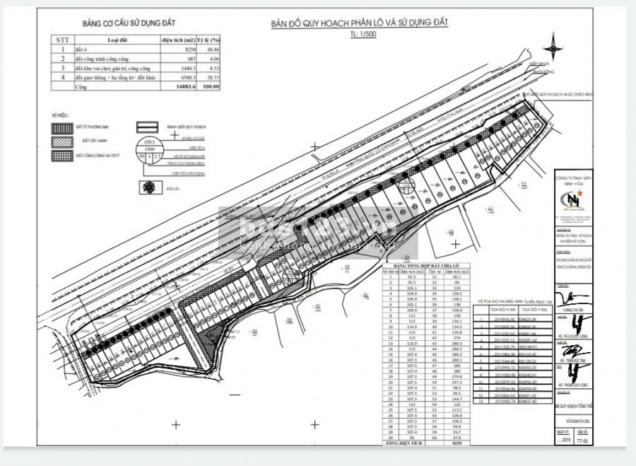 Đất đấu giá mặt đường QL6 Kỳ Sơn, Hoà Bình 93m2 giá 16tr/m2