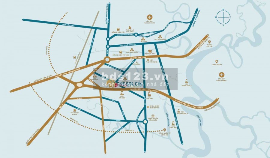 Giai đoạn 2 The Sol City nóng nhất Bình Chánh ,Long An , LH ngay để có vị trí mà ai cũng mong muốn !!!