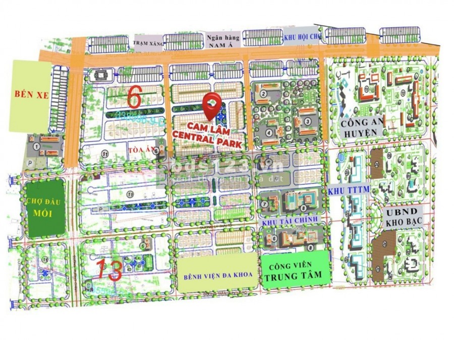 ĐẤT NỀN DỰ ÁN CAM LÂM CENTRAL PARK VEN ĐÔ GIÁ RẺ