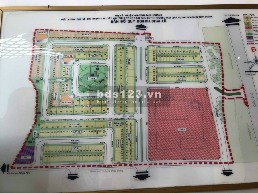 Bán gấp lô đất nền gần khu siêu thị lotte thuận an bình dương