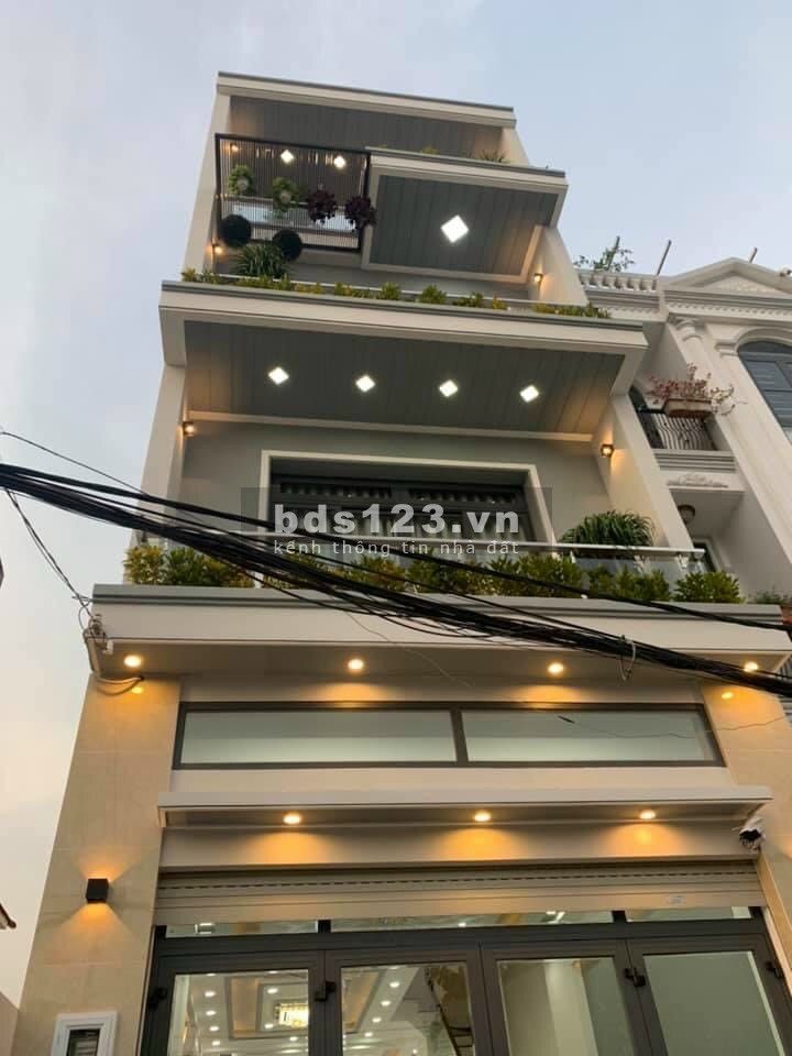 Bán nhà đẹp 4 tầng, Lô nhì Đường Huỳnh Tấn Phát, Nhà Bè, Giá 7.65 tỷ, +84.943211439 Ms Hải