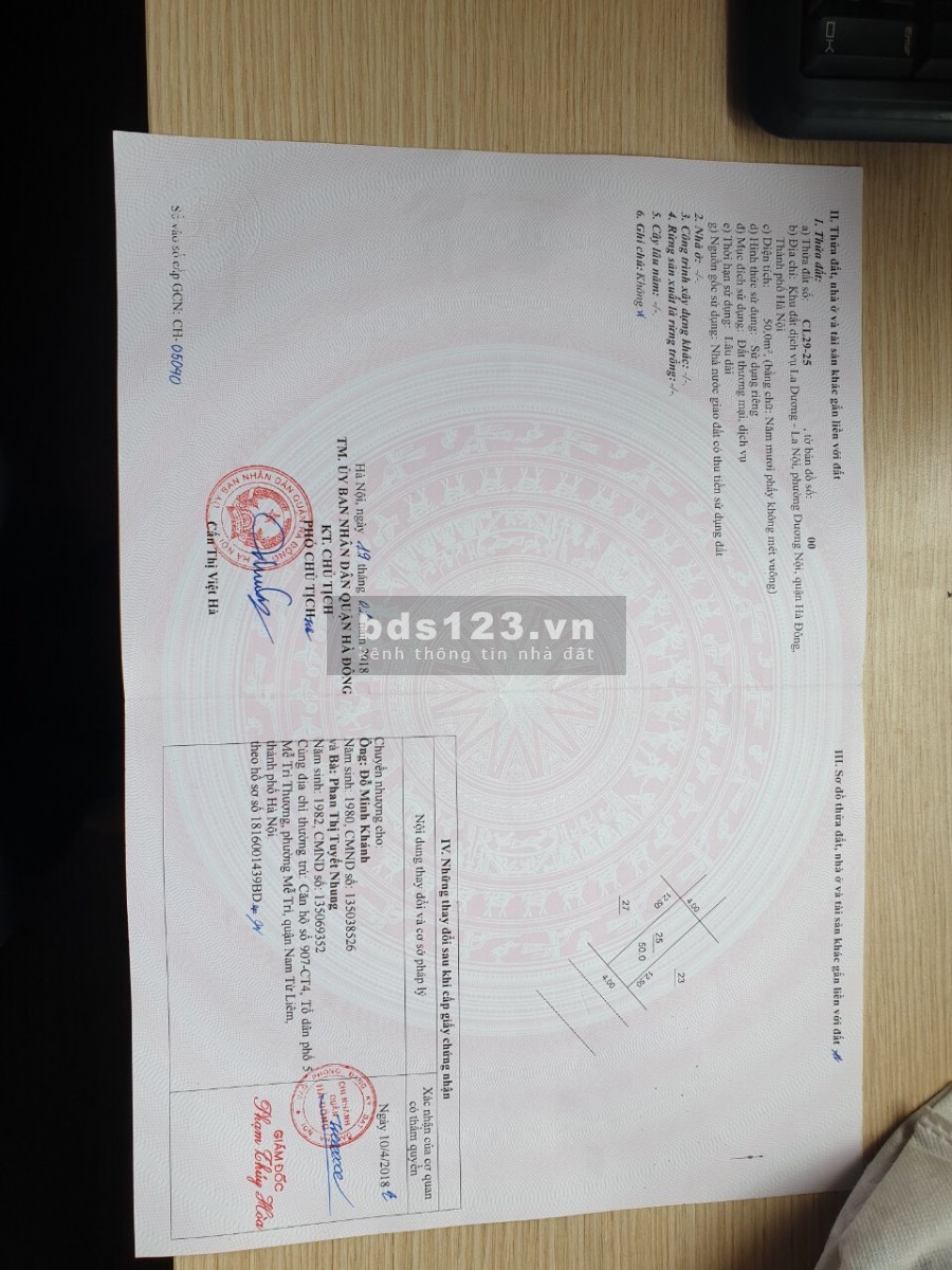 Bán khu đất DV Dương Nội khu Lk 16,17,18ab vị trí cực đẹp, ngay sát siêu thị Aeon Mall, giá siêu rẻ, giao dịch trong tuần LH ngay o936.179.104