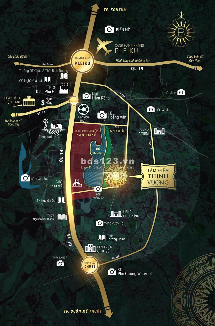 ĐẤT GIÁ RẺ - CHƯ SÊ - GIA LAI . DT: 455 M2 THỔ CƯ - GIÁ 432TR SHR – LH: 0355541445