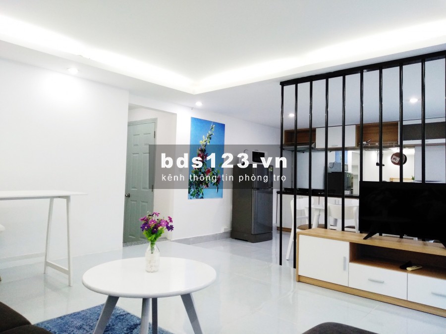 Cho thuê Căn hộ 2PN 2WC riêng full NT cao cấp 90m2 ở Đinh Tiên Hoàng, Đakao, Quận 1 giá chỉ 18.6 triệu/tháng