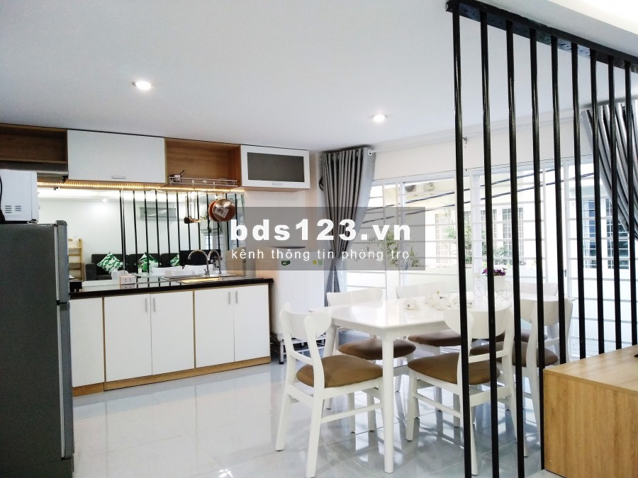 Cho thuê Căn hộ 2PN 2WC riêng full NT cao cấp 90m2 ở Đinh Tiên Hoàng, Đakao, Quận 1 giá chỉ 18.6 triệu/tháng