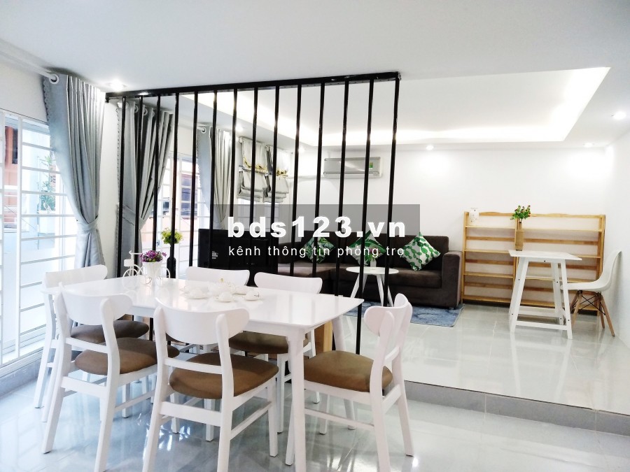 Cho thuê Căn hộ 2PN 2WC riêng full NT cao cấp 90m2 ở Đinh Tiên Hoàng, Đakao, Quận 1 giá chỉ 18.6 triệu/tháng