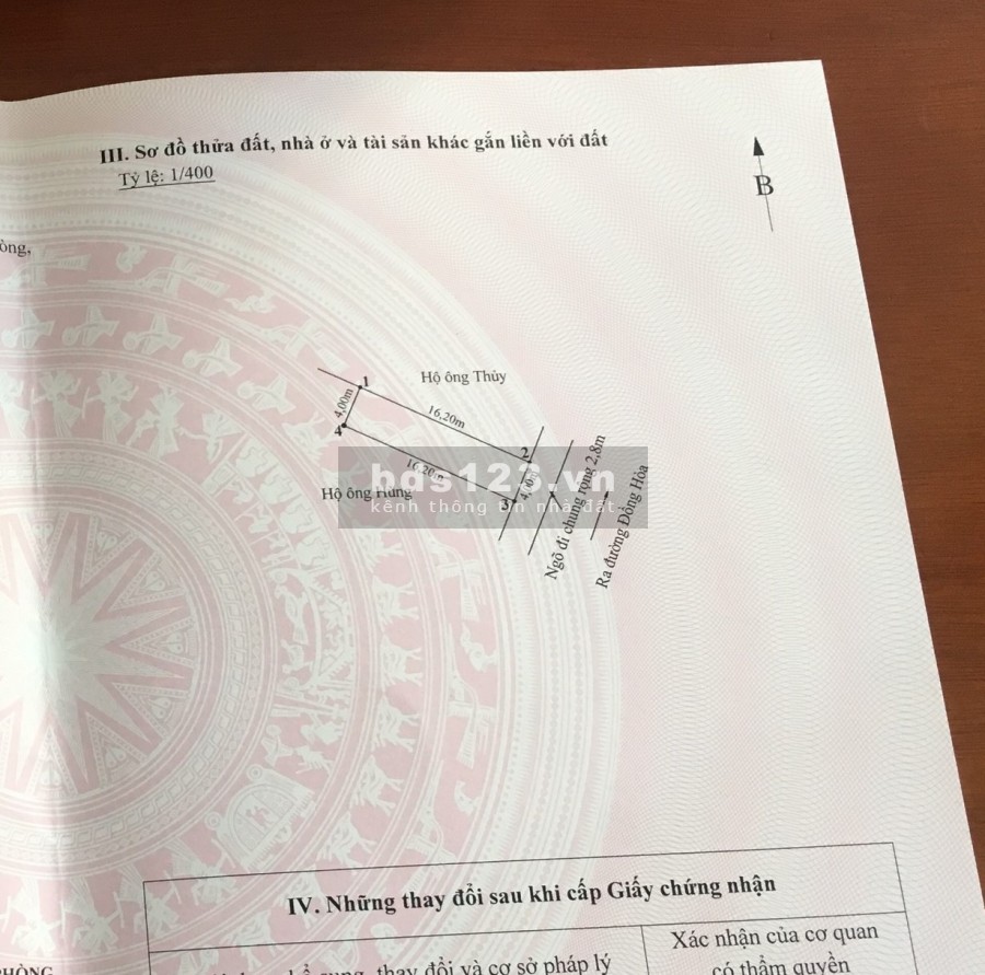 Lô đất mặt ngõ Đồng Hòa 2 ô tô tránh nhau