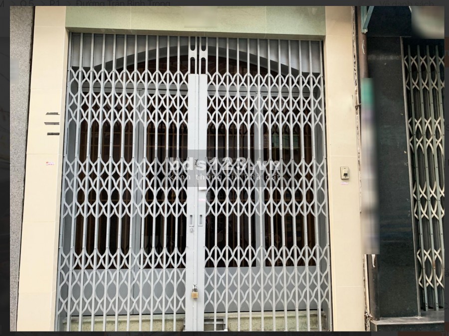 Nhà Bán 3x8M hẻm5m ngay chợ Trần Bình Trọng P1 Q5. Giá 5,5 Tỷ