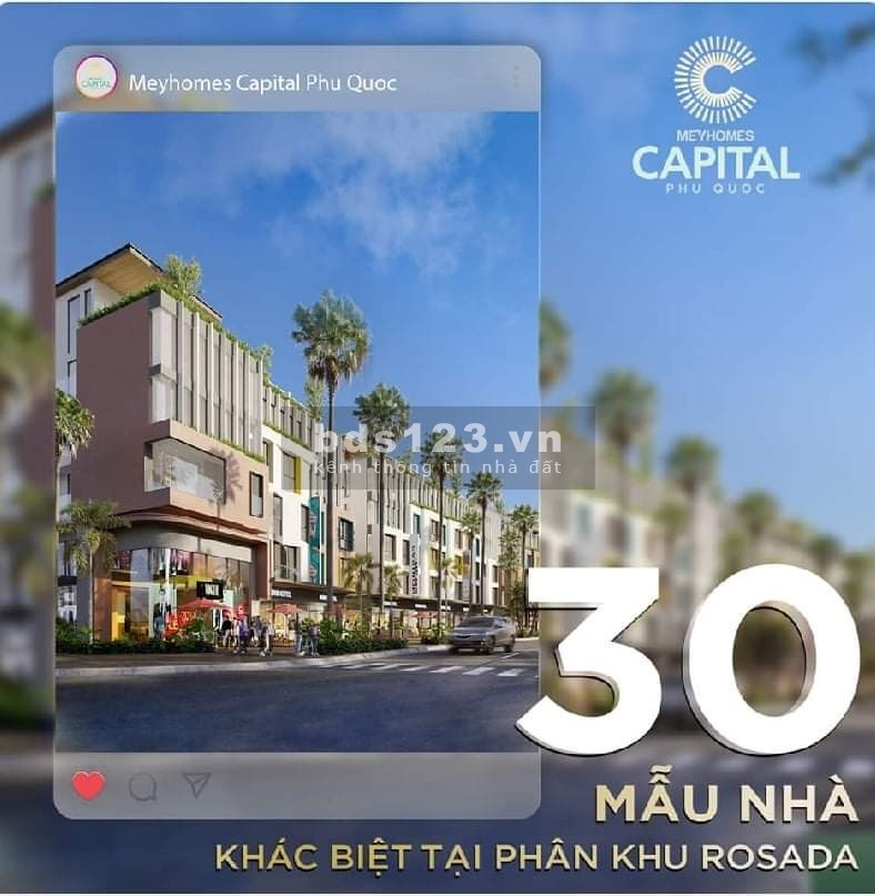 Shophouse biệt thự - Khu đô thị mới xây Meyhomes có sổ lâu dài đất ODT tiện ích đẳng cấp