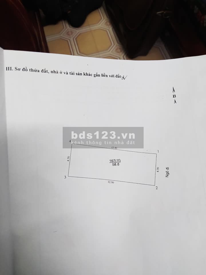 Trung tâm nội thành Phân Lô kinh doanh Trại Găng 59m2 chỉ 6.1 tỷ