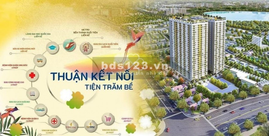 BCONS PLAZA ngay làng đại học TT 30% đến khi nhận nhà, liền kề bến xe miền đông mới, đón đầu sự phát triển của TP THỦ ĐỨC